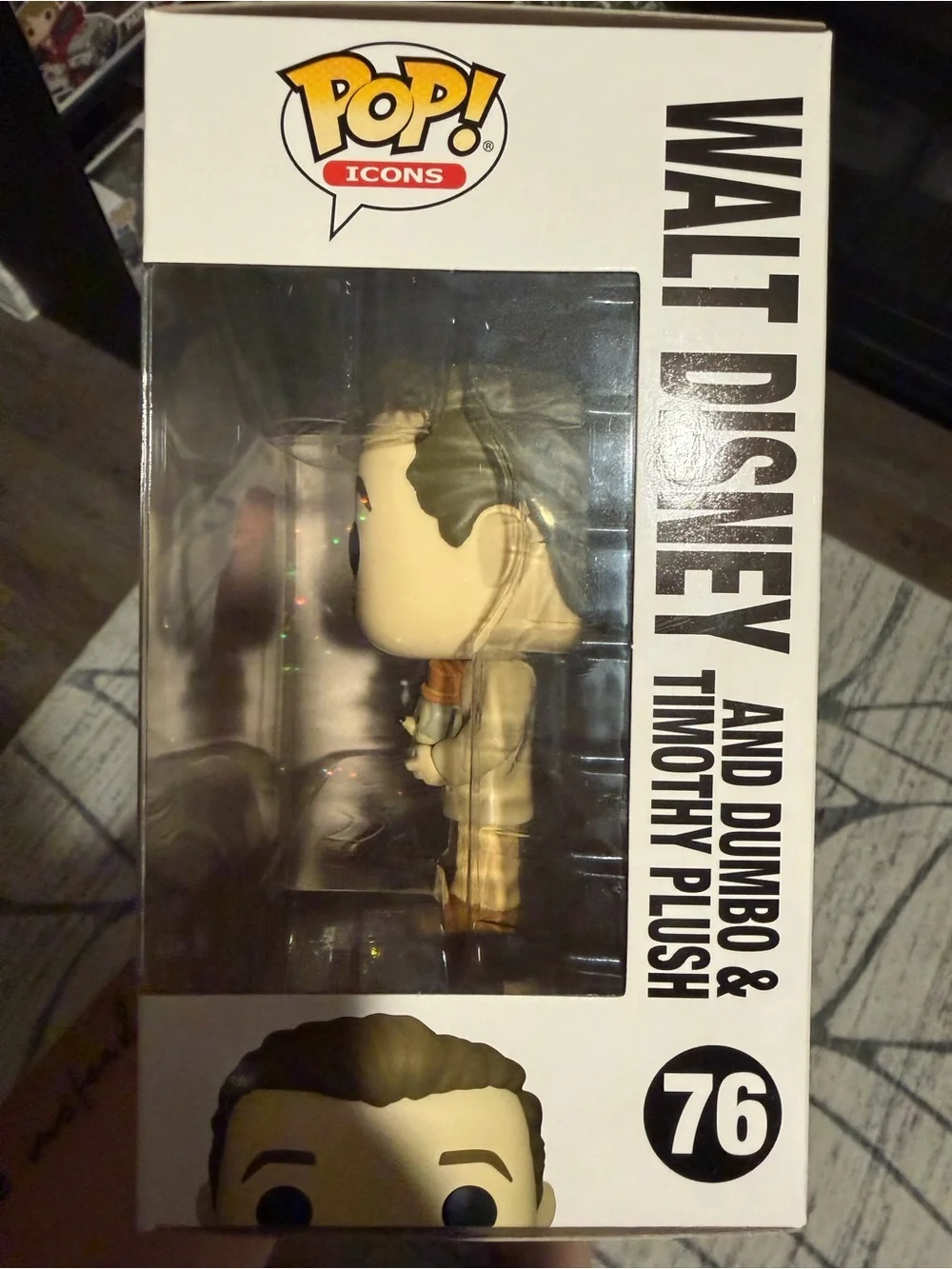 Funko Pop! Icons Walt Disney Holding Dumbo & Timothy Mouse Vinyl Figure